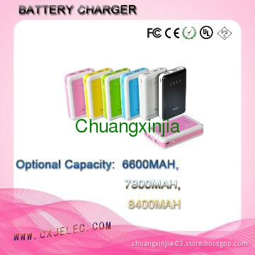 7800mAh long lasting and high capacity portable battery charger